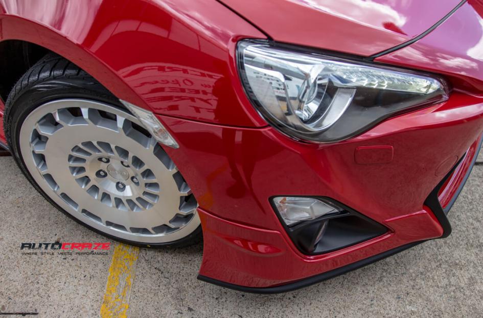 TOYOTA 86 CCV SILVER MACHINED FACE