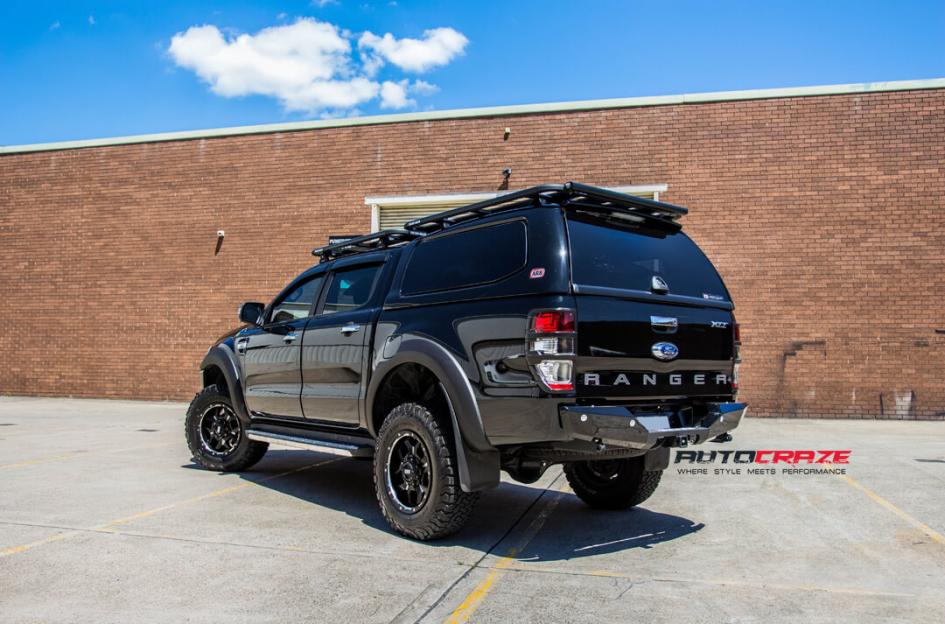 FORD RANGER GD07 MATTE BLACK MILLED