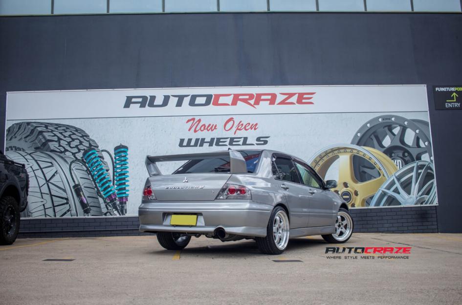 MITSUBISHI EVO RS1 SILVER MACHINED LIP