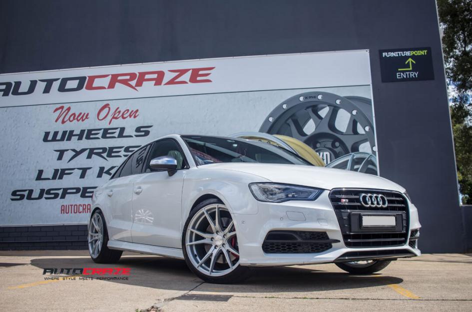 AUDI S3 2003 ONWARDS SF06 SILVER MACHINED FACE