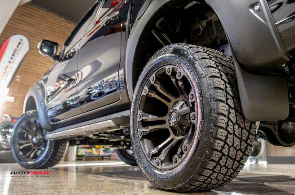 FORD-RANGER-VAPOR-BLACK-MACHINED-WITH-DARK-TINT