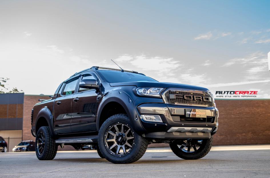FORD RANGER GD05 BRONZE DARK TINT WITH MATTE BLACK 4
