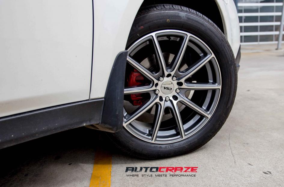 SUBARU OUTBACK CHICANE GUN METAL MACHINED FACE