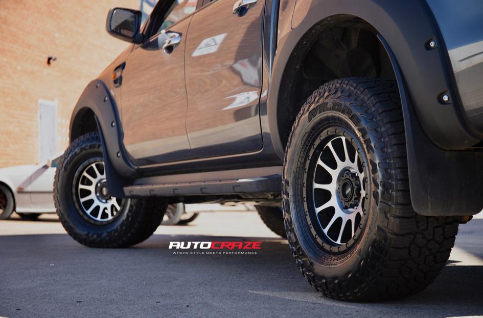 FORD RANGER PODIUM SATIN MACHINE FACE BLACK LIP