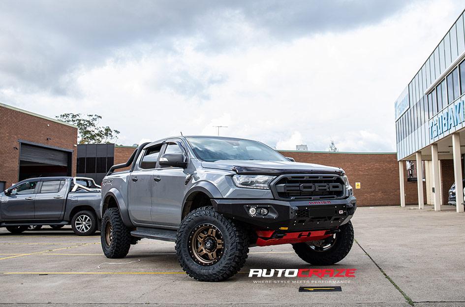 FORD RANGER RAPTOR ANZA MATTE BRONZE WITH BLACK RING