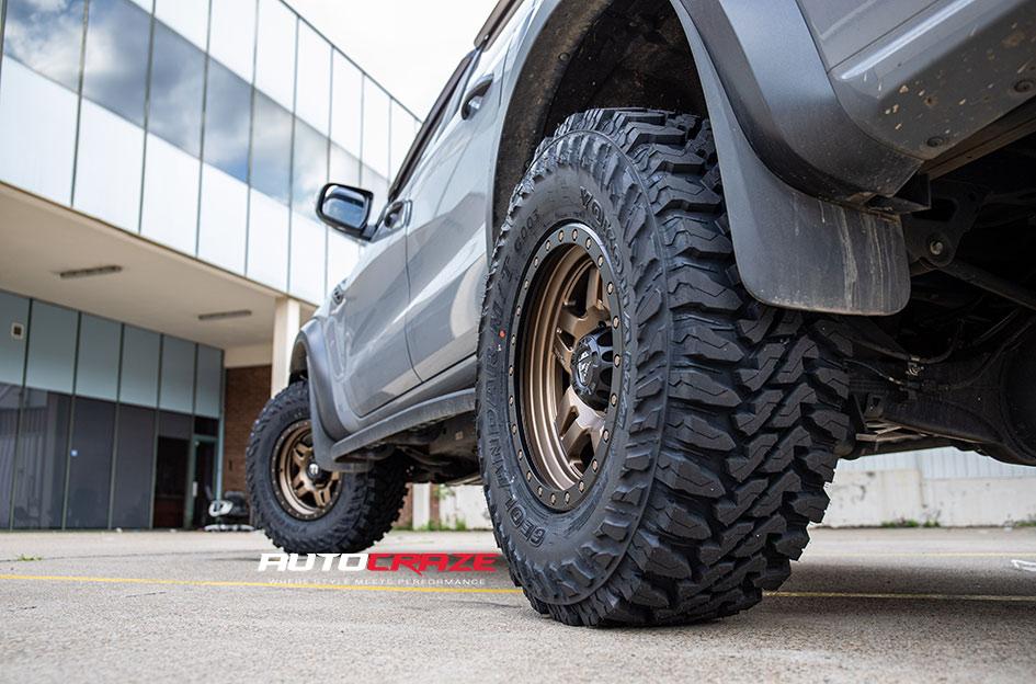 FORD RANGER RAPTOR ANZA MATTE BRONZE WITH BLACK RING