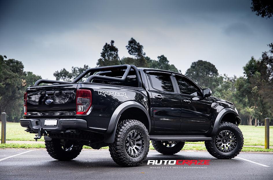 FORD RANGER RAPTOR TACTIC ANTHRACITE BLACK LIP