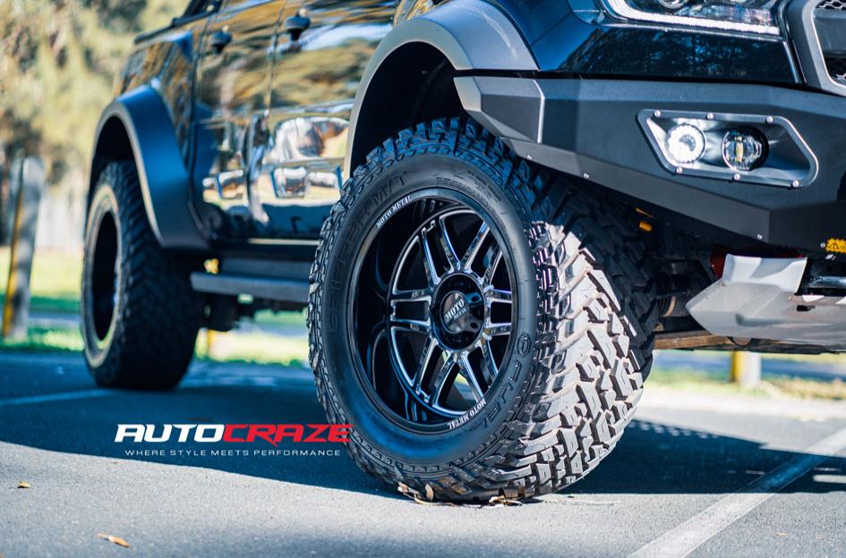 FORD RANGER RAPTOR MO922 FOLSOM GLOSS BLACK MILLED