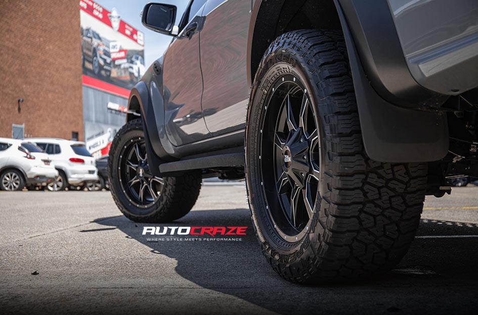 FORD RANGER RAPTOR MO970 SATIN BLACK MILLED ACCENTS