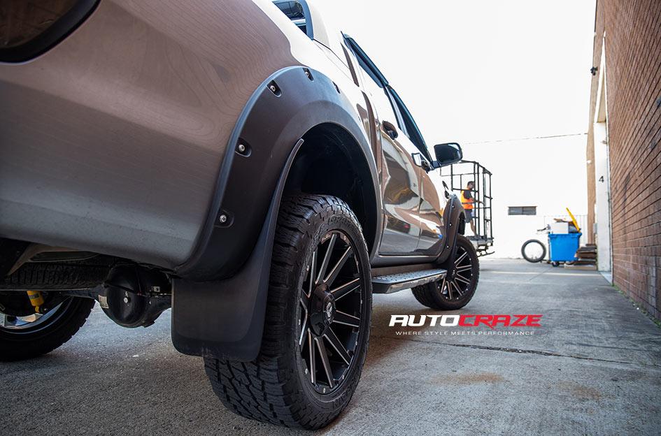 FORD RANGER CONTRA MATTE BLACK MILLED