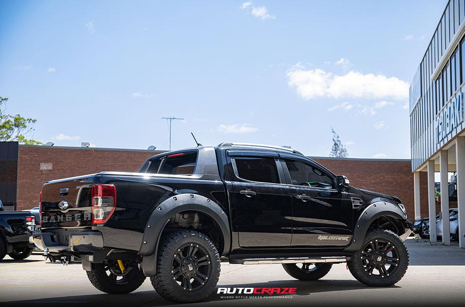 FORD RANGER MONSTER XD MATTE BLACK