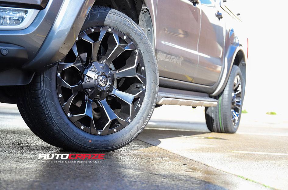 FORD RANGER ASSAULT GLOSS BLACK MILLED ACCENTS