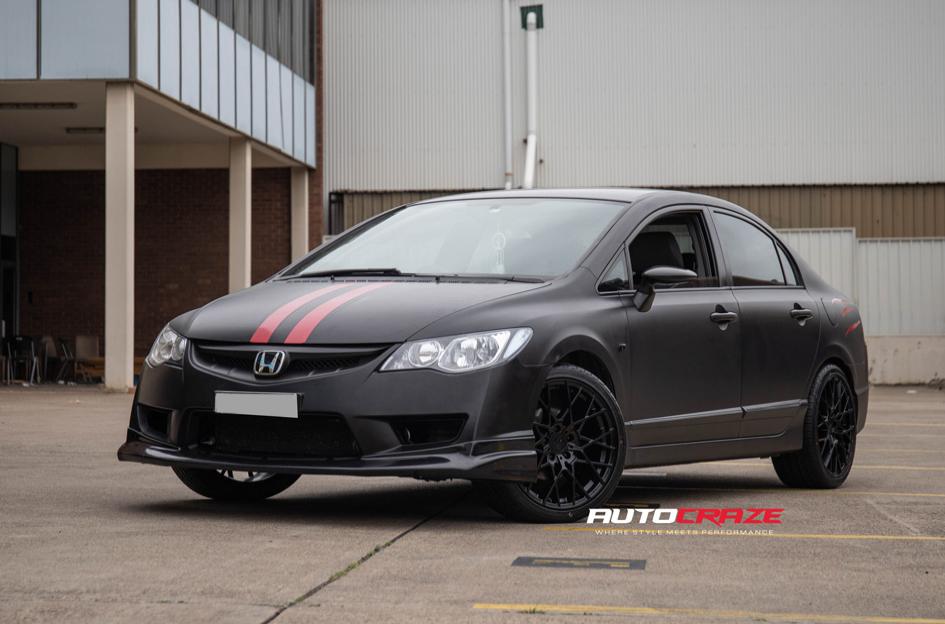 HONDA CIVIC SEBRING MATTE BLACK