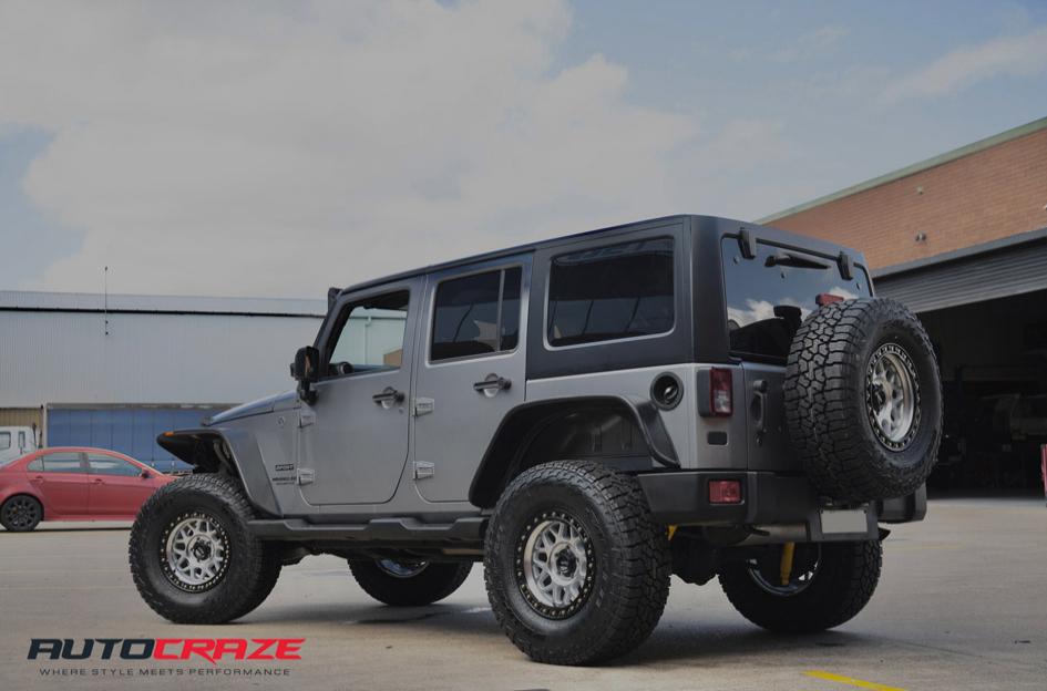 JEEP WRANGLER GRS MACHINED SATIN BLACK LIP