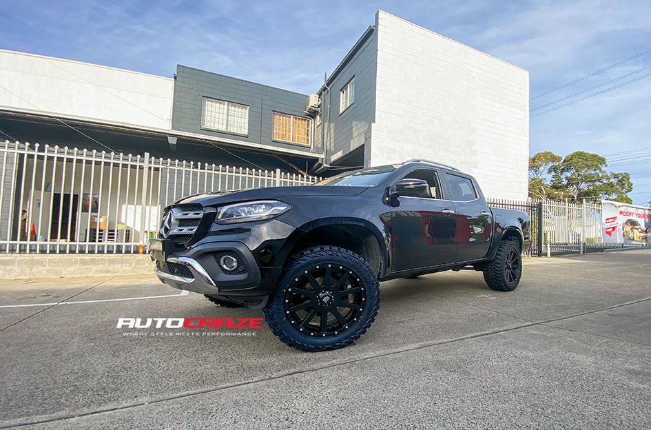 MERCEDES X CLASS HEIST SATIN BLACK
