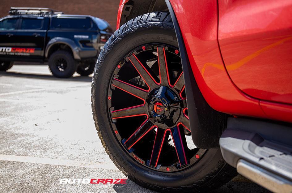 FORD RANGER CONTRA MATTE BLACK MILLED