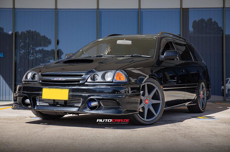 TOYOTA CALDINA IFG13 MATTE GUNMETAL 