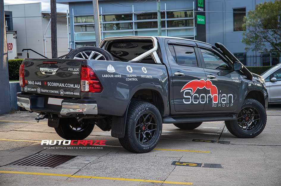 TOYOTA HILUX N80 4WD SABBATH GREY DARK TINT
