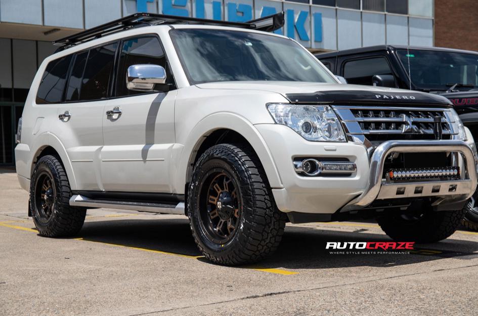 MITSUBISHI PAJERO HURRICANE MACHINED FACE BRONZE