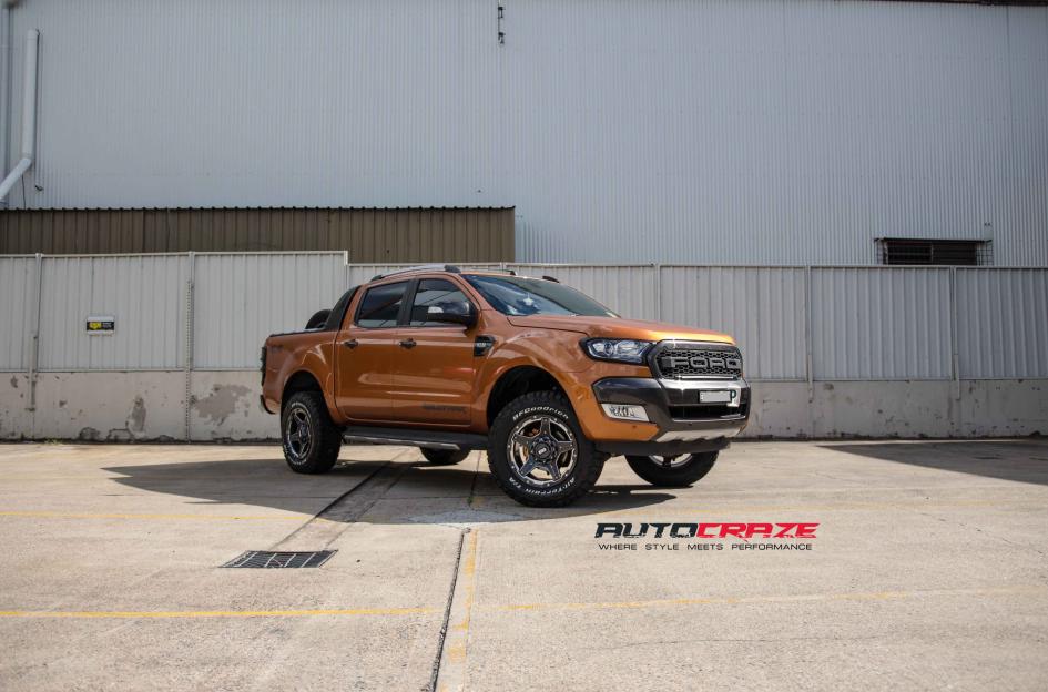 FORD RANGER GD04 GRAPHITE WITH MILLED ACCENTS 3