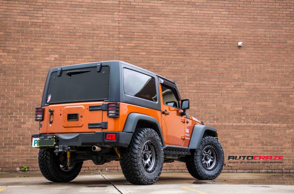 JEEP WRANGLER ANZA MATTE ANTHRACITE WITH BLACK RING 4