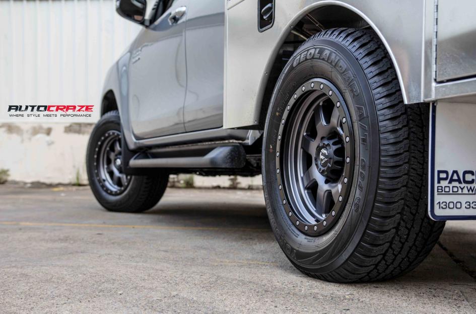 TOYOTA HILUX N80 4WD TROPHY MATTE ANTHRACITE WITH BLACK RING 5