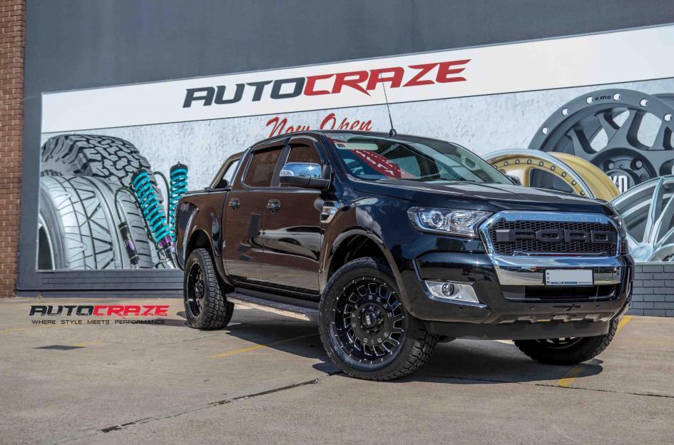 FORD RANGER GD03 GLOSS BLACK MILLED ACCENTS 4