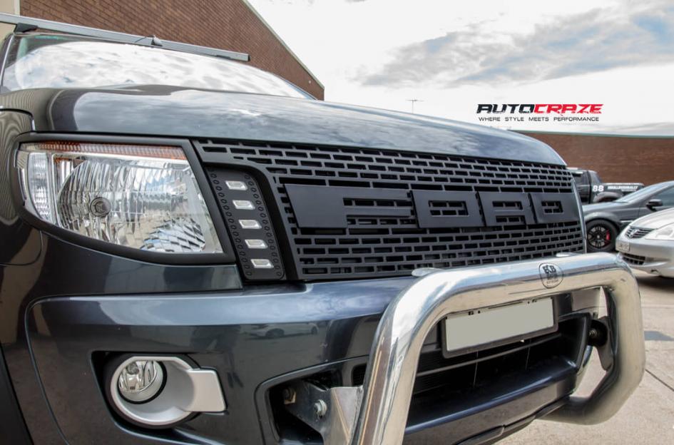 FORD RANGER GD07 MATTE BLACK MILLED