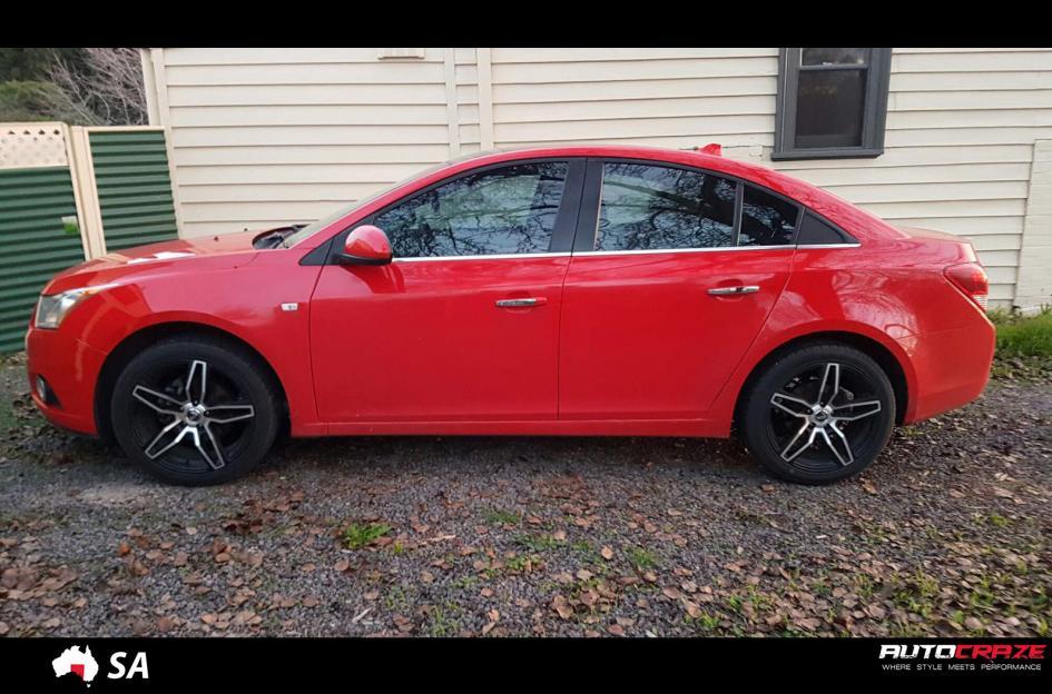 HOLDEN-CRUZE-PETROL--2013-ONWARDS--CONQUISTA4-MATTE-BLACK-MACHINED-FACE