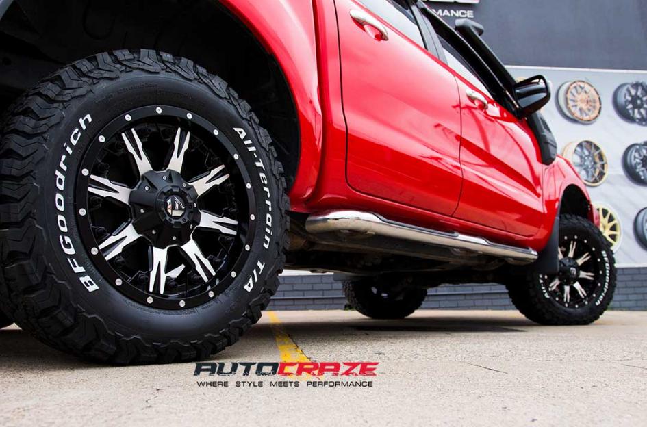 FORD RANGER NUTZ BLACK MACHINED FACE