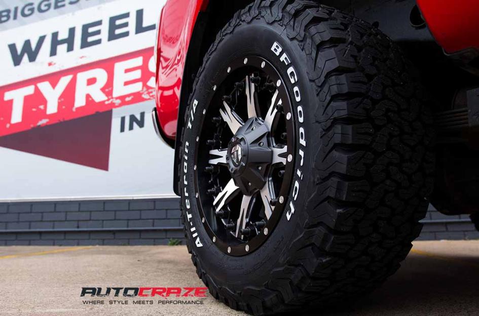 FORD RANGER NUTZ BLACK MACHINED FACE