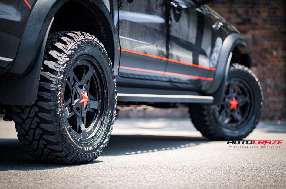 FORD RANGER RAPTOR ROCKSTAR XD 3 MATTE BLACK