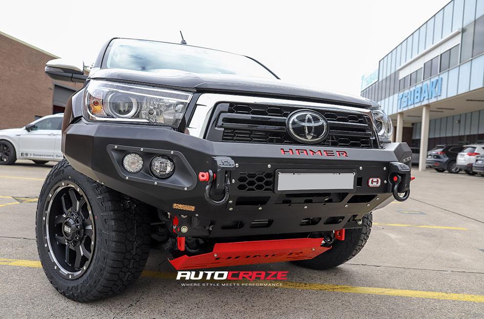 TOYOTA HILUX N80 4WD GD07 MATTE BLACK MILLED