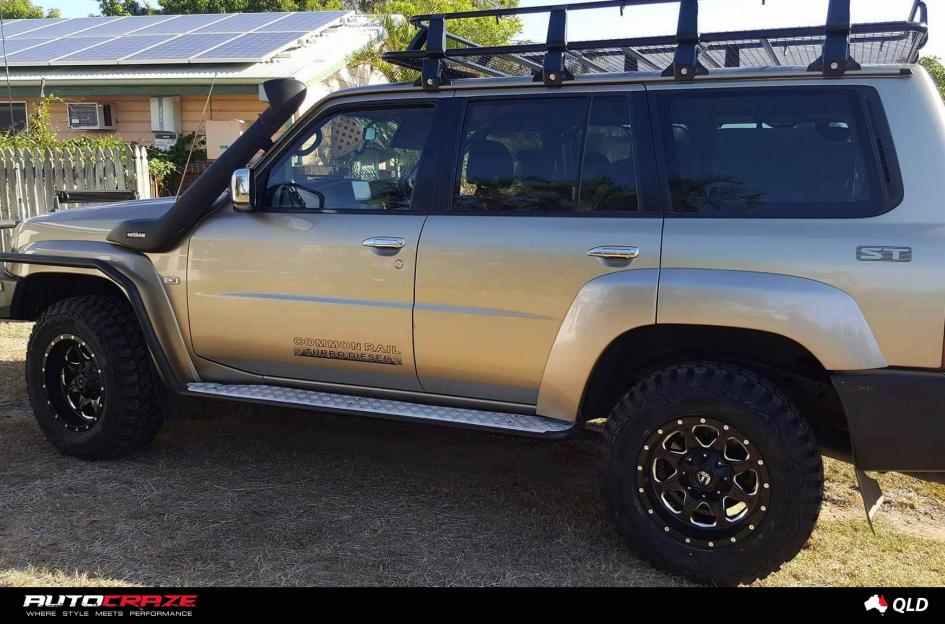 NISSAN PATROL BOOST GLOSS BLACK MILLED ACCENTS