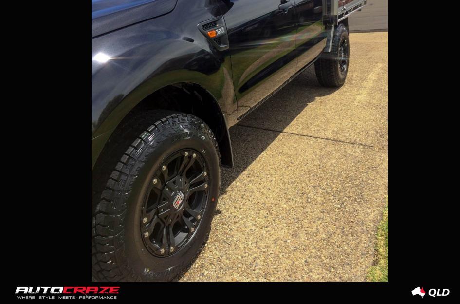 FORD RANGER MONSTER XD 2 MATTE BLACK 4
