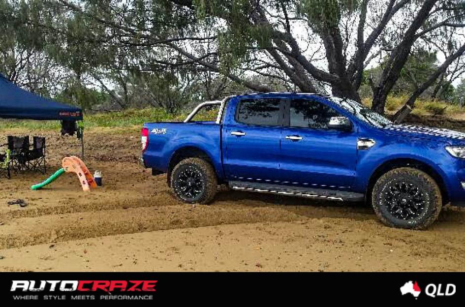 FORD RANGER ASSAULT GLOSS BLACK MILLED ACCENTS