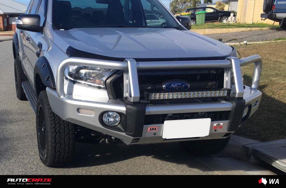 FORD RANGER GD03 GLOSS BLACK MILLED ACCENTS