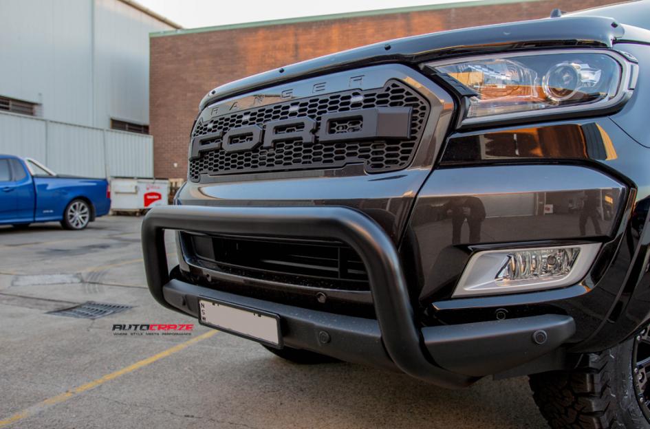 FORD RANGER HOSS XD II SATIN BLACK DARK TINT
