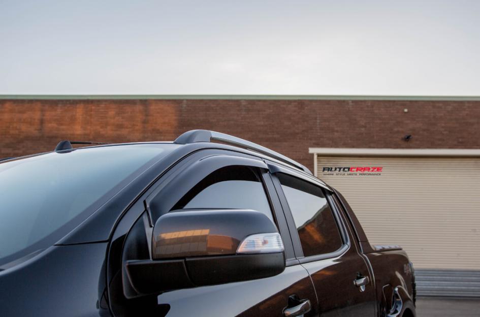 FORD RANGER HOSS XD II SATIN BLACK DARK TINT