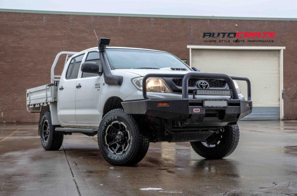 TOYOTA HILUX N70 4WD T05 SATIN BLACK MACHINED LIP