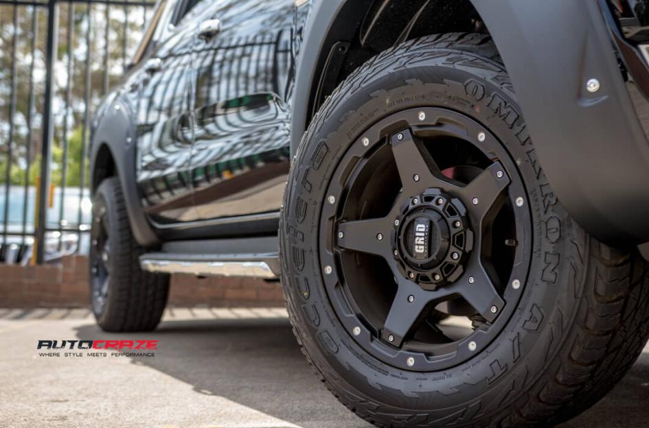 FORD RANGER GD04 MATTE BLACK