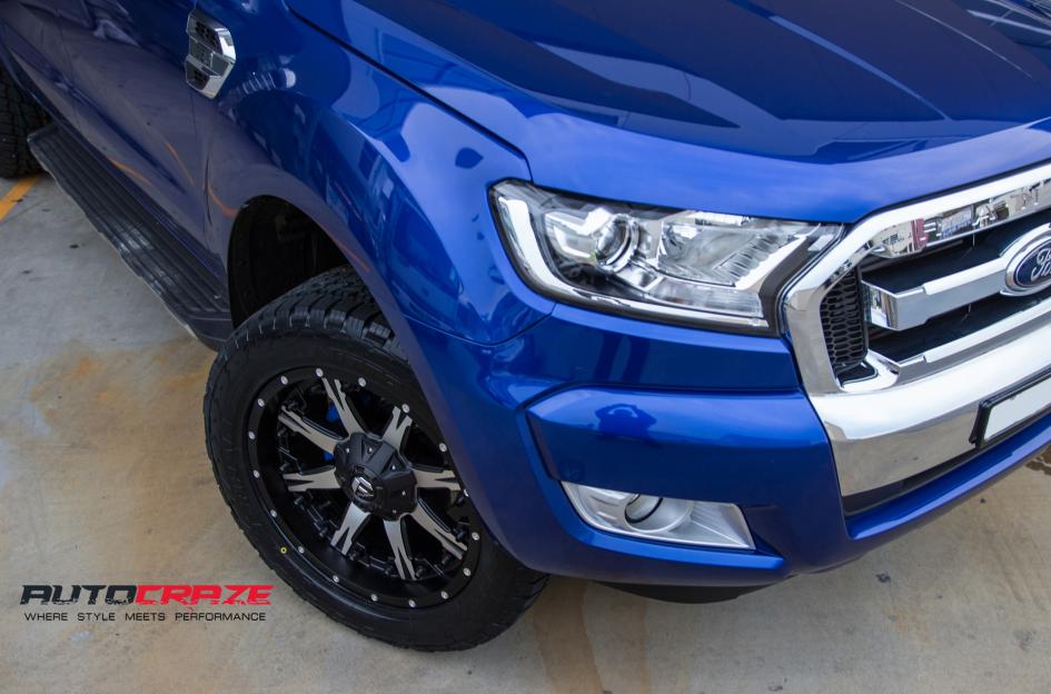 FORD RANGER NUTZ BLACK MACHINED FACE