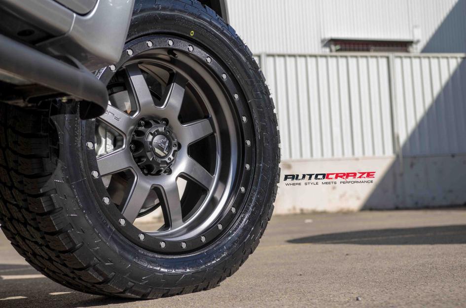 TOYOTA HILUX N80 4WD TROPHY MATTE ANTHRACITE WITH BLACK RING 6
