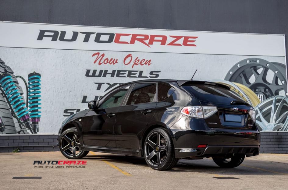 SUBARU WRX FRCS MATTE BLACK MILLED ACCENTS