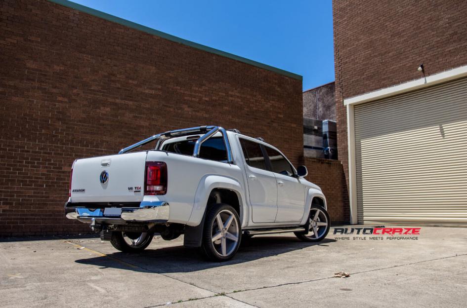 VOLKSWAGEN AMAROK BARON SILVER MACHINED FACE