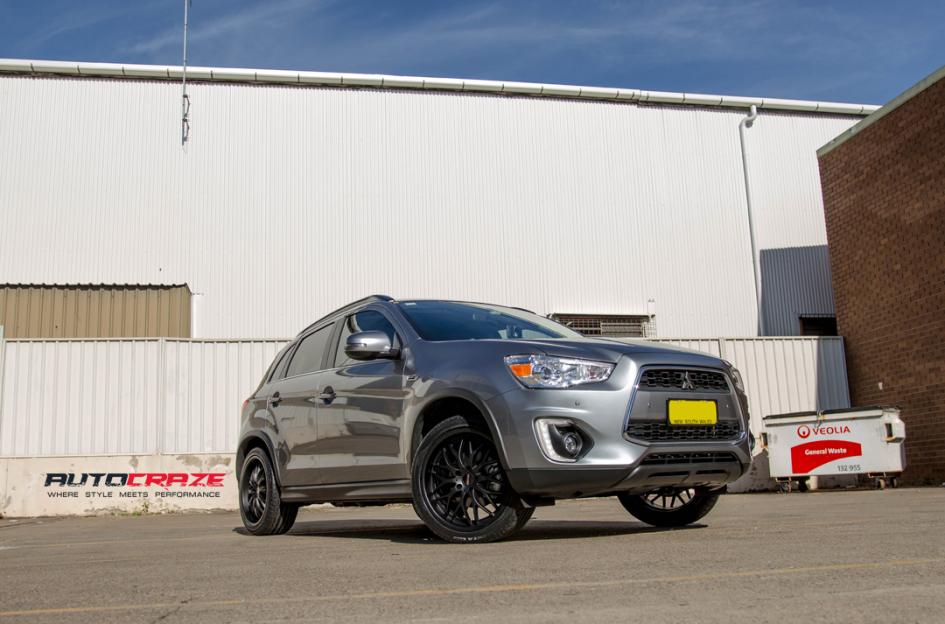 MITSUBISHI ASX CHEETAH SPORTS BLACK SUEDE