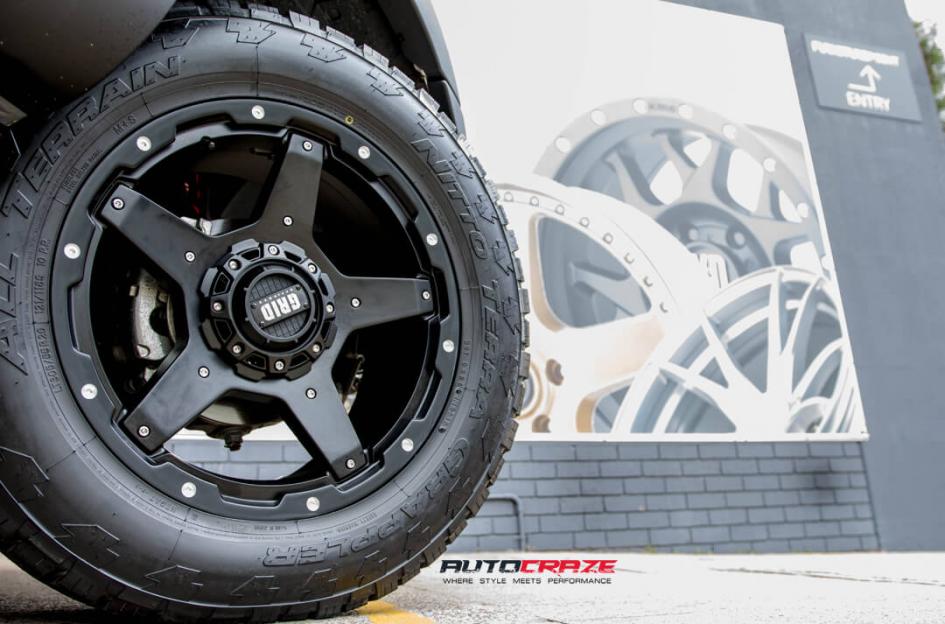 FORD RANGER GD04 MATTE BLACK