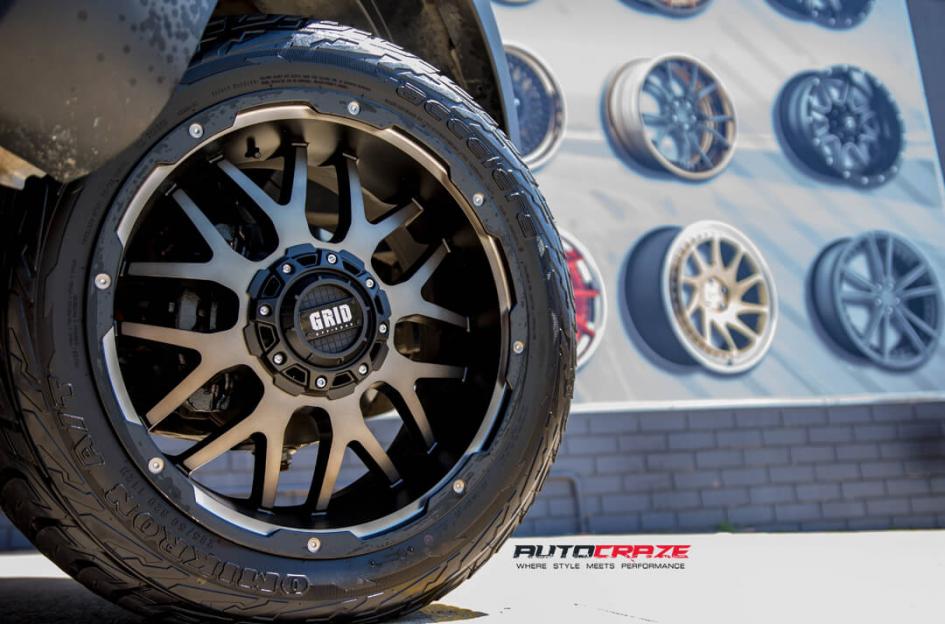 FORD RANGER GD02 MATTE BLACK MACHINED FACE