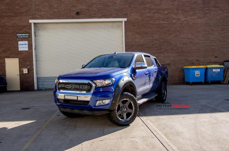 FORD RANGER GD04 GRAPHITE WITH MILLED ACCENTS 8