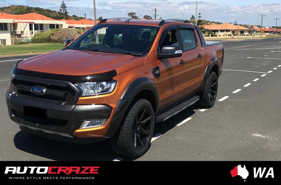 FORD RANGER AVALANCHE GLOSS BLACK MILLED ACCENTS